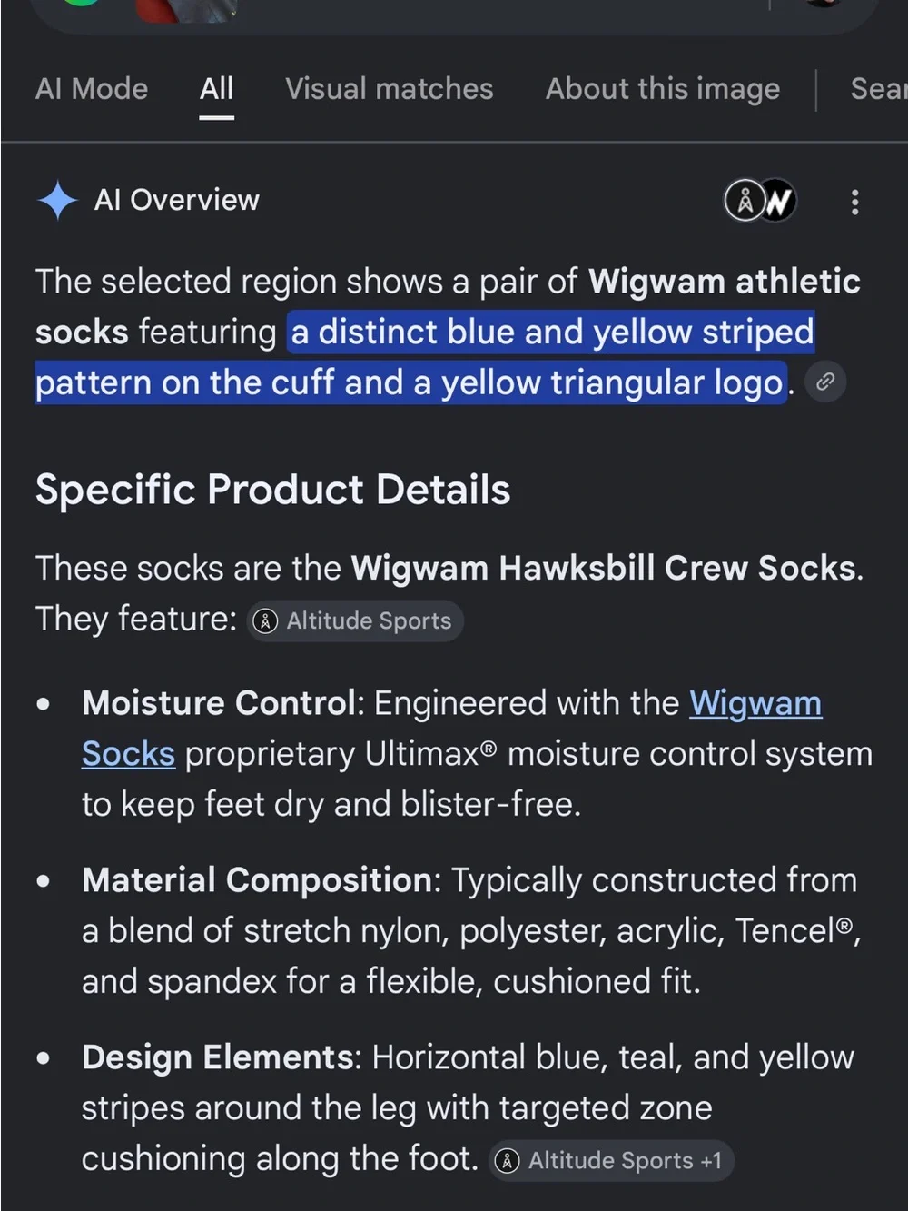 3 Pair Men's Performance Crew Socks - Gray with Green Accents